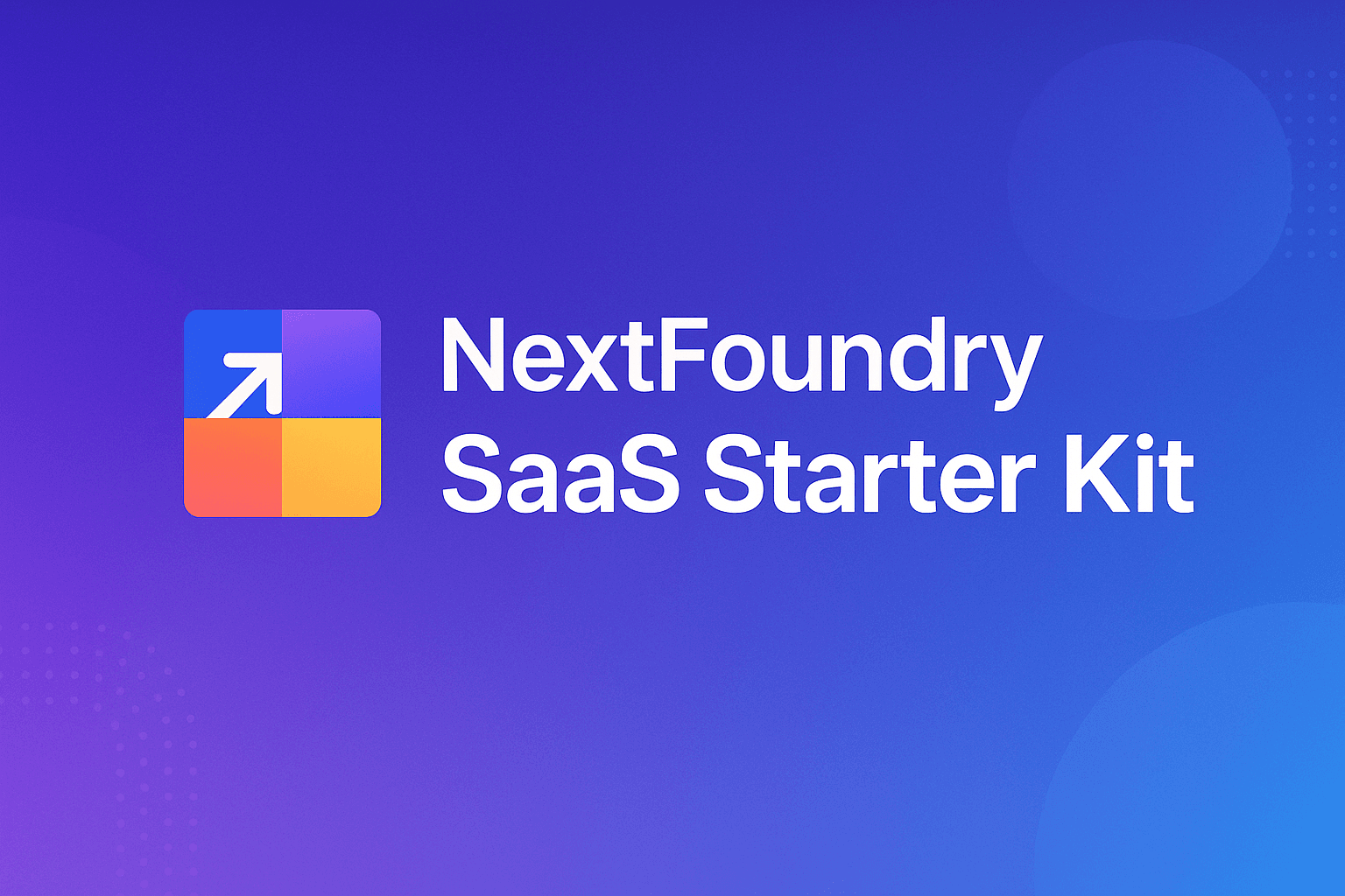 Dashboard preview of the SaaS Starter Kit